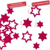 Oblique Unique 24 Filz Sterne Weihnachtsdeko Tischdeko für Produktbild-Vorschau 2
