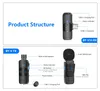 BOYA BY-V10 One-Trigger-One 2,4 GHz bezdrôtový mikrofónový Náhľad obrázku produktu 11