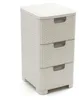KETER Regal mit Schubladen CURVER Regal mit 3 Schubladen 3x14L cremefarben Productafbeelding-voorbeeld