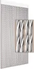 Türvorhang Dara grau-weiß 90x210 cm Produktbild-Vorschau 1