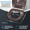 SANILO® WC-Sitz mit Absenkautomatik und Schnellverschluss Produktbild-Vorschau 4