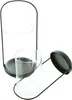 2x Windlicht "Minimal" aus Metall, schwarz & Glas, Produktbild-Vorschau 3