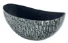 Metall Schale Schiff 25 x 11,5cm schwarz-weiß Blumenschale Produktbild-Vorschau 4