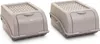 Two identical gray storage boxes are shown side-by-side against a white background. Voir les images du produit