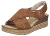 Rieker Damen Sandalette mit Kreuzbandage Plateau und Produktbild-Vorschau 7