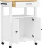 vidaXL Küchenwagen MONZA 60x40x88,5 cm Massivholz Kiefer Produktbild-Vorschau 6