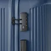 A close-up of a blue suitcase with a combination lock. Náhľad obrázku produktu