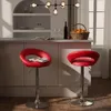 Tabouret de bar de cuisine haut pivotant avec repose-pieds Voir les images du produit 2