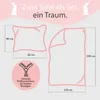 Kinder Bettwäsche Set 135x200 80x80 cm Rabbit süßer Hase Produktbild-Vorschau 2