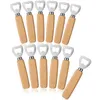 com-four® 12x Flaschenöffner aus rostfreiem Edelstahl - mit Produktbild-Vorschau 1