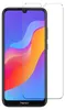 A screen protector is shown placed over a smartphone. Produktbild-Vorschau