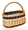 Einkaufskorb Pilzkorb Autokorb aus Weide 38 x 27 cm Produktbild-Vorschau 1