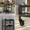Outdoor Servierwagen 'Bolognano' Stahl 81 x 50 x 50 cm Produktbild-Vorschau 9