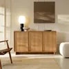 Minimalistische Kommode Hinoki 147 cm mit 3 Türen moderne Produktbild-Vorschau 1