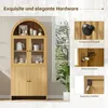 Vitrine mit Bogendecke und Glastüren Vitrinenschrank Produktbild-Vorschau 3