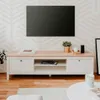 TV-Möbel Berge 160cm 2 Schubladen - weiß/Eiche Produktbild-Vorschau 17