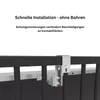 4X PV Halterung mit Haken 114cm Solarmodul Montage Balkon Produktbild-Vorschau 12