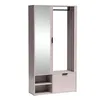 AX LIVING Garderobe Flur Milanoir 100 cm mit Spiegel Modern Produktbild-Vorschau 1