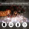A close-up of decorative lights with icons showing power sources. Produktbild-Vorschau