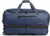 A blue wheeled travel bag on a white background. Produktbild-Vorschau