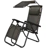 A recliner chair with a canopy and headrest, shown against a white background. Produktbild-Vorschau