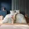 Estella Mako Jersey Bettwäsche 155x220 Sonja mint Blüten Produktbild-Vorschau 1