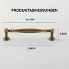 2 Stück Vintage Messing Möbelgriffe, Antikstil Produktbild-Vorschau 7
