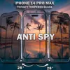 Sichtschutz Schutzfolie für iPhone 14 Pro Max - gehärtetes Produktbild-Vorschau 2