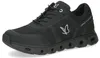 A single black athletic shoe is shown from a side-angle on a white background. Produktbild-Vorschau