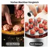 Fleischbällchen Maker,Kitchen Meatball Maker,Edelstahl,12 Produktbild-Vorschau 5