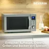 Severin MW 7774 kuchenka mikrofalowa 3 w 1 z grillem Podgląd zdjęcia produktu 13
