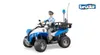 Bruder 63010 Policejní čtyřkolka s policistkou a psovodem Náhled obrázku produktu 4