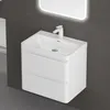 doporro Meuble sous-vasque meuble bas mural avec lavabo en Voir les images du produit 2