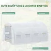 Outsunny 3,97 x 3 x 2m Gewächshaus Foliengewächshaus mit Produktbild-Vorschau 5
