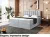 MEBLINI Boxspringbett mit Bettkasten - Gepolstert Produktbild-Vorschau 3