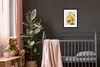 MuchoWow® Gerahmtes Poster Orange - Obst - Marmor 30x40 cm Produktbild-Vorschau 5