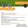 Lama compatibile con i robot Worx Landroid, modelli 6 lame Anteprima dell’immagine prodotto 3