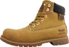 A side view of a tan work boot. Produktbild-Vorschau