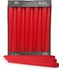 Hofer Bougies de table - rouge coquelicot - 2,3 x 25 cm - Voir les images du produit 1