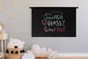 MuchoWow® Wandteppich Wandbehang Zitat "Noch ein Glas? Wein Produktbild-Vorschau 3