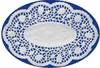 500x Deko-Spitzen oval Mokkadeckchen weiß 18 x 13 cm Produktbild-Vorschau 1