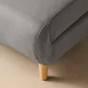 sweeek - 2-Sitzer-Sofa mit Stoffbezug, Holzfüße - Hellgrau Produktbild-Vorschau 9