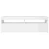vidaXL TV-Schrank mit LED-Leuchten Hochglanz-Weiß 120x35x40 Produktbild-Vorschau 9