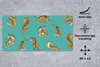 MuchoWow® Schreibtischunterlage Tigers - Muster - Blau Produktbild-Vorschau 2