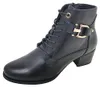 regarde le ciel  Damenschuhe Stiefeletten Schnürer Schwarz Produktbild-Vorschau 3