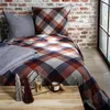 Fleuresse Aspen Biber Bettwäsche 155x220 Karo Streifen Produktbild-Vorschau 4