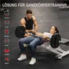 Yaheetech 20 kg SZ Curlset Langhantel-Set, Hantel-Set für Produktbild-Vorschau 8