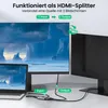 AdroitGoods Bidirektionaler HDMI Umschalter - 4k@60Hz - Produktbild-Vorschau 4