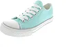 A single aqua-colored canvas sneaker with white laces and a white sole, shown from a side-front angle against a white background. Produktbild-Vorschau