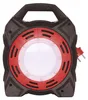 Gummi-Kabeltrommel mit LED-Strahler - 4 Steckdosen, 15m, 1,5mm2 Produktbild-Vorschau